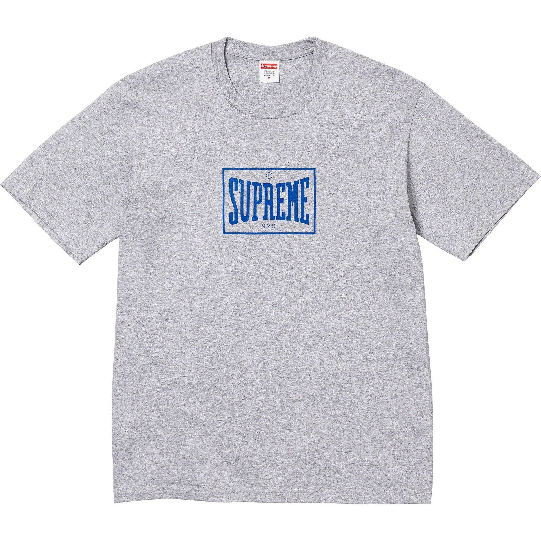 Supreme Warm Up Tee (FW23) - $40