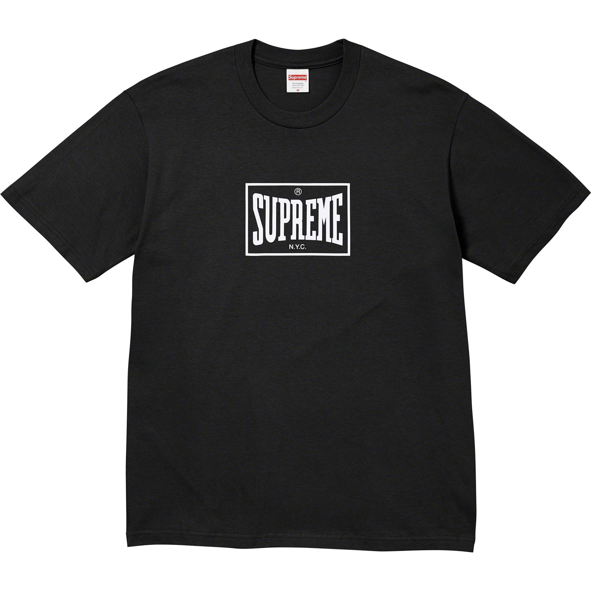 Supreme Warm Up Tee (FW23) - $40