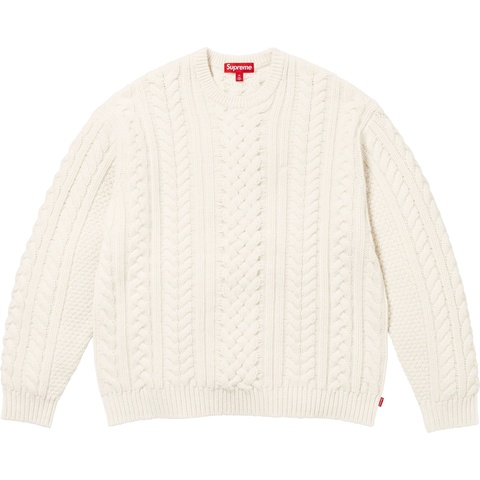 Appliqué Cable Knit Sweater - fall/winter 2023 - Supreme