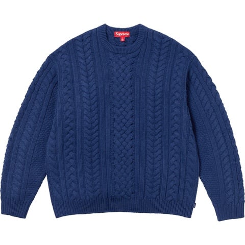 Appliqué Cable Knit Sweater - SupremeCommunity