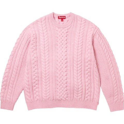 Appliqué Cable Knit Sweater - fall/winter 2023 - Supreme