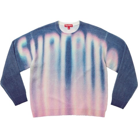 Blurred Logo Sweater - fall/winter 2023 - Supreme