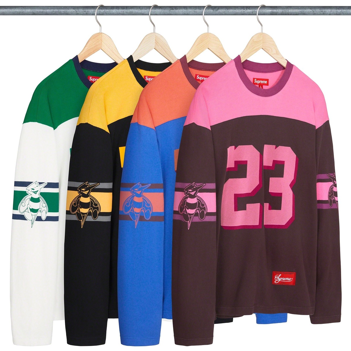 Bumblebee L/S Football Top - SupremeCommunity