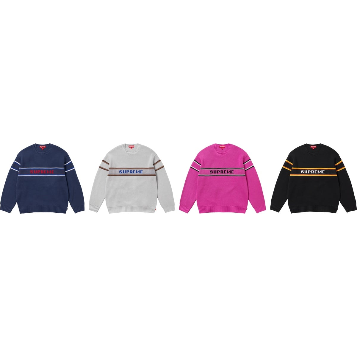 Chest Stripe Sweater - fall/winter 2023 - SupremeCommunity