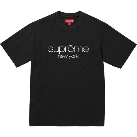 早い者勝ち！短丈！Supreme Classic Logo Shirts 黒L Classic Logo S/S Top - fall/winter 2023 - Supreme