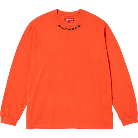 Collar Logo L/S Top - fall/winter 2023 - Supreme