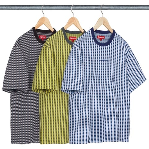 Supreme Grid Jacquard S/S Top - $88.00