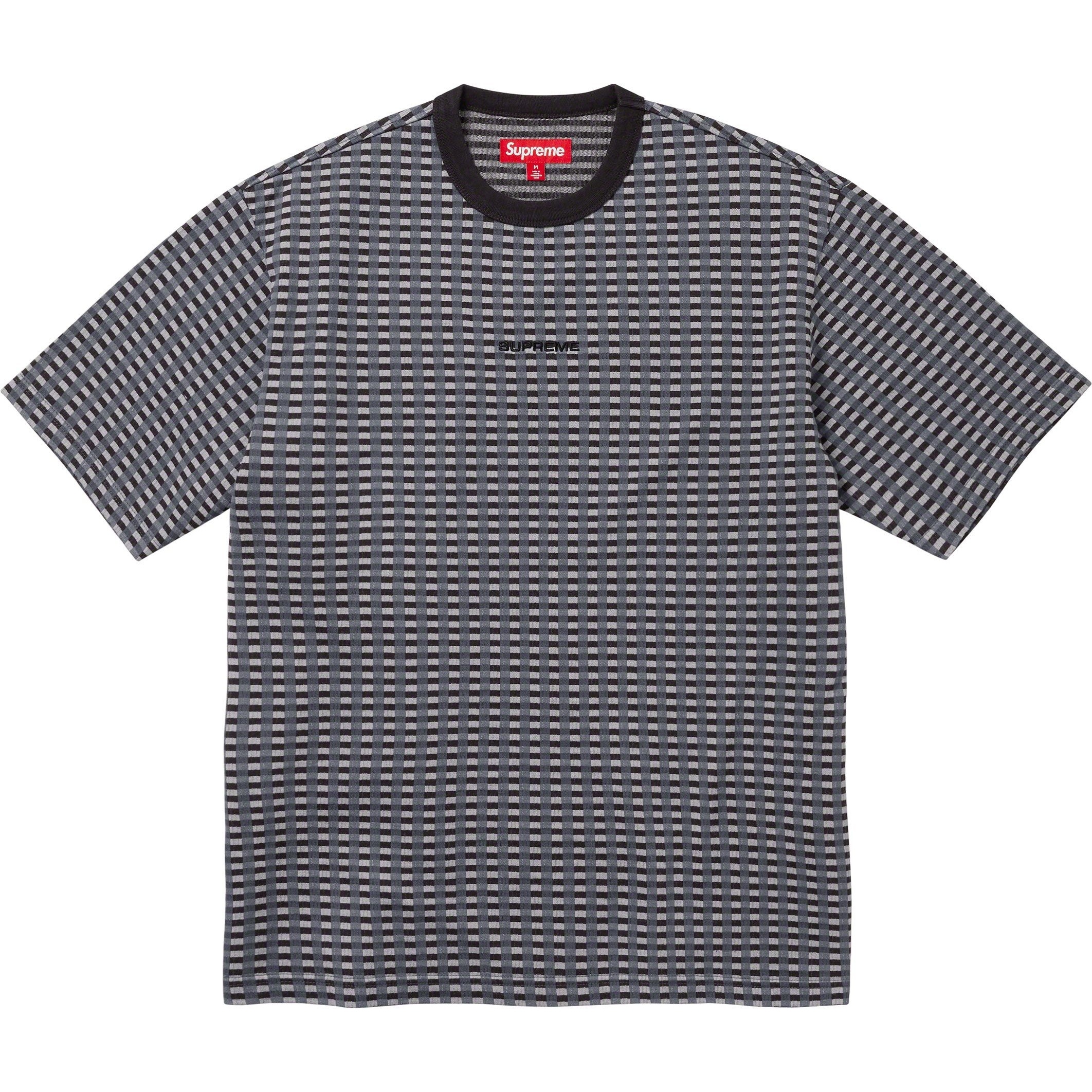 Supreme Grid Jacquard S S Top (FW23) - $88