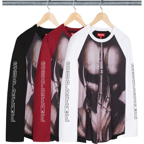 H.R. Giger Raglan L/S Top - fall/winter 2023 - Supreme