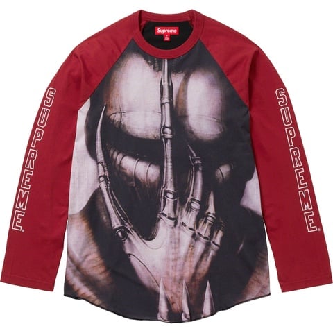 H.R. Giger Raglan L/S Top - fall/winter 2023 - Supreme