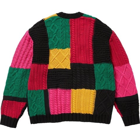 Patchwork Cable Knit Cardigan - fall/winter 2023 - Supreme