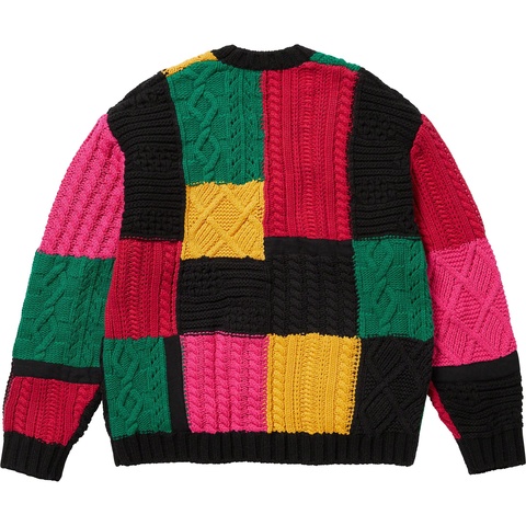 Patchwork Cable Knit Cardigan - fall/winter 2023 - Supreme