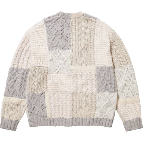トップス Supreme Patchwork Cable Knit Cardigan 中古・古着通販】SUPREME (シュプリーム) Patchwork Cable Knit