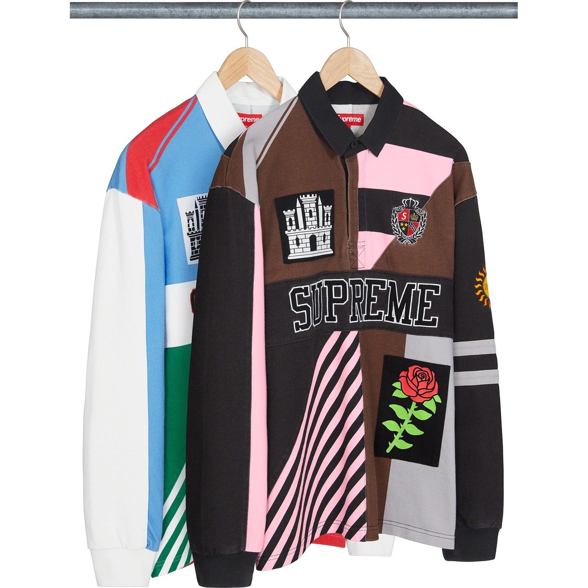 supreme rugby ラグビー　punkandyo fti Supreme Rose Rugby Black Men's - FW23 - US