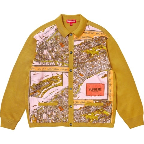 Supreme Silk Map Cardigan - Colorway