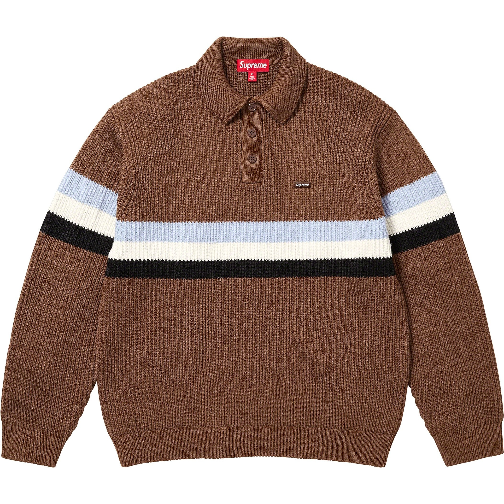 Supreme Small Box Polo Sweater (FW23) - $148