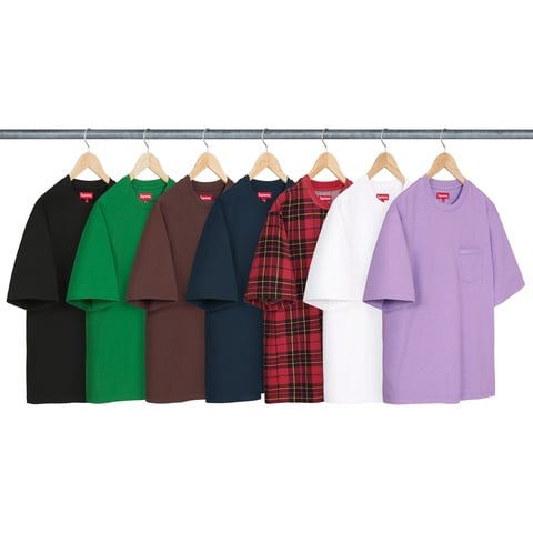 Supreme TシャツS/S Pocket Tee #8 plaid 25 S/S Pocket Tee - fall/winter 2023 - Supreme