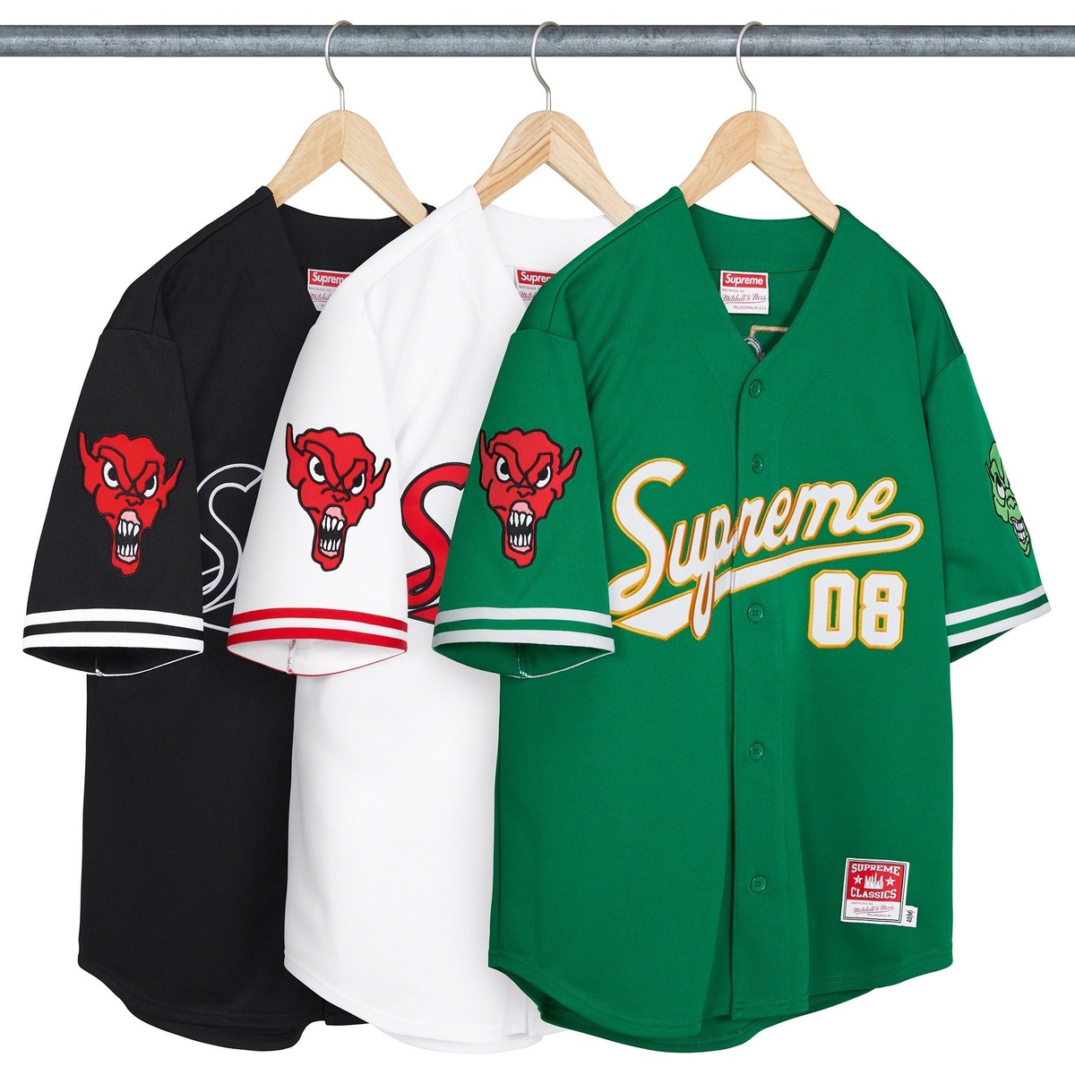 Supreme®/Mitchell & Ness® Downtown Hell Baseball Jersey