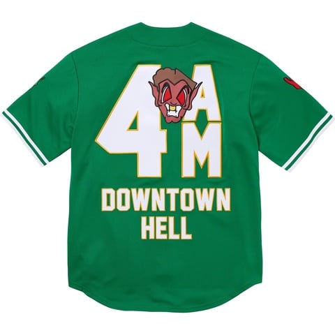 Supreme®/Mitchell & Ness® Downtown Hell Baseball Jersey - Supreme