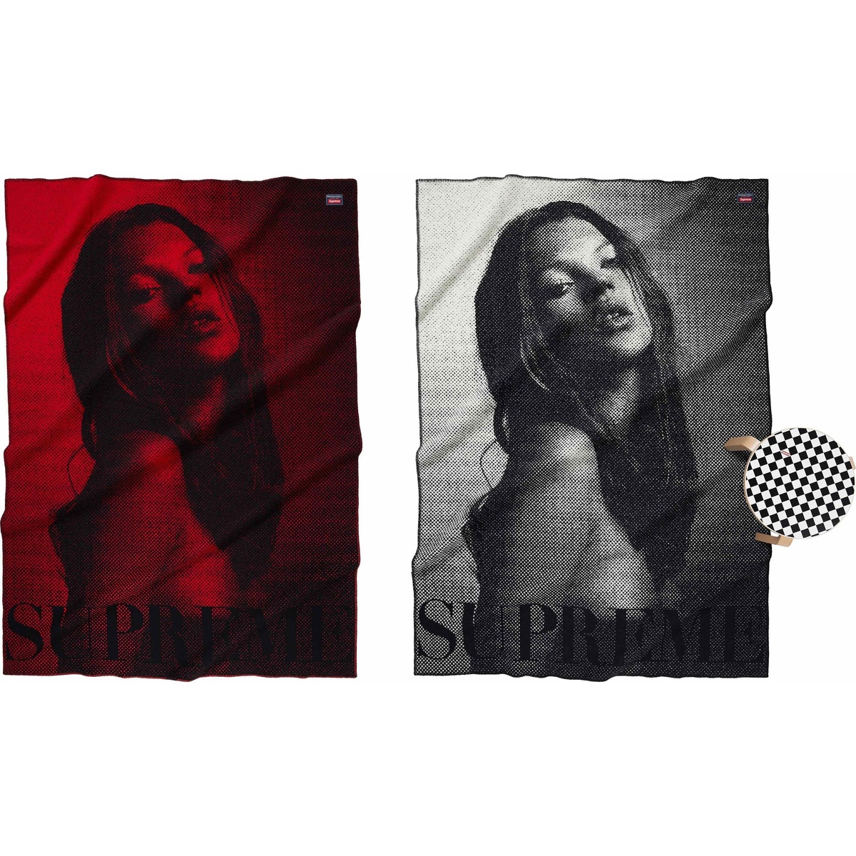 Supreme®/Faribault Woolen Mill Kate Moss Throw Blanket