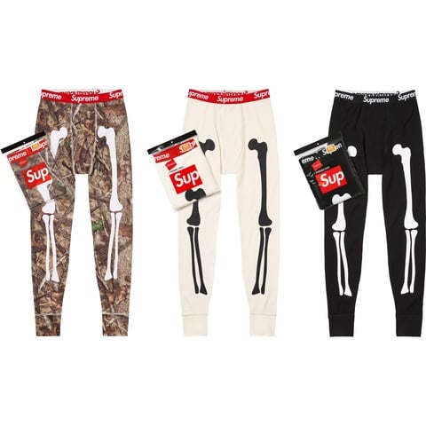 Supreme®/Hanes® Bones Thermal Pant (1 Pack) - Supreme