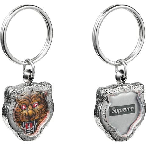 supreme tiger keychain silver タイガー Tiger Keychain - fall/winter 2024 - Supreme