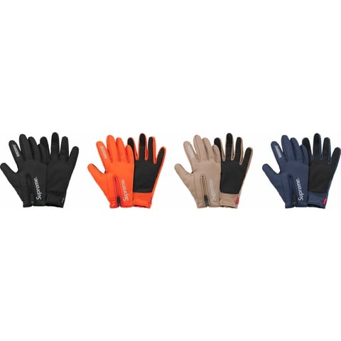 WINDSTOPPER® Zip Gloves - fall/winter 2024 - Supreme