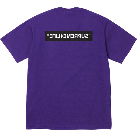 Supreme 4 Life Tee - Purple