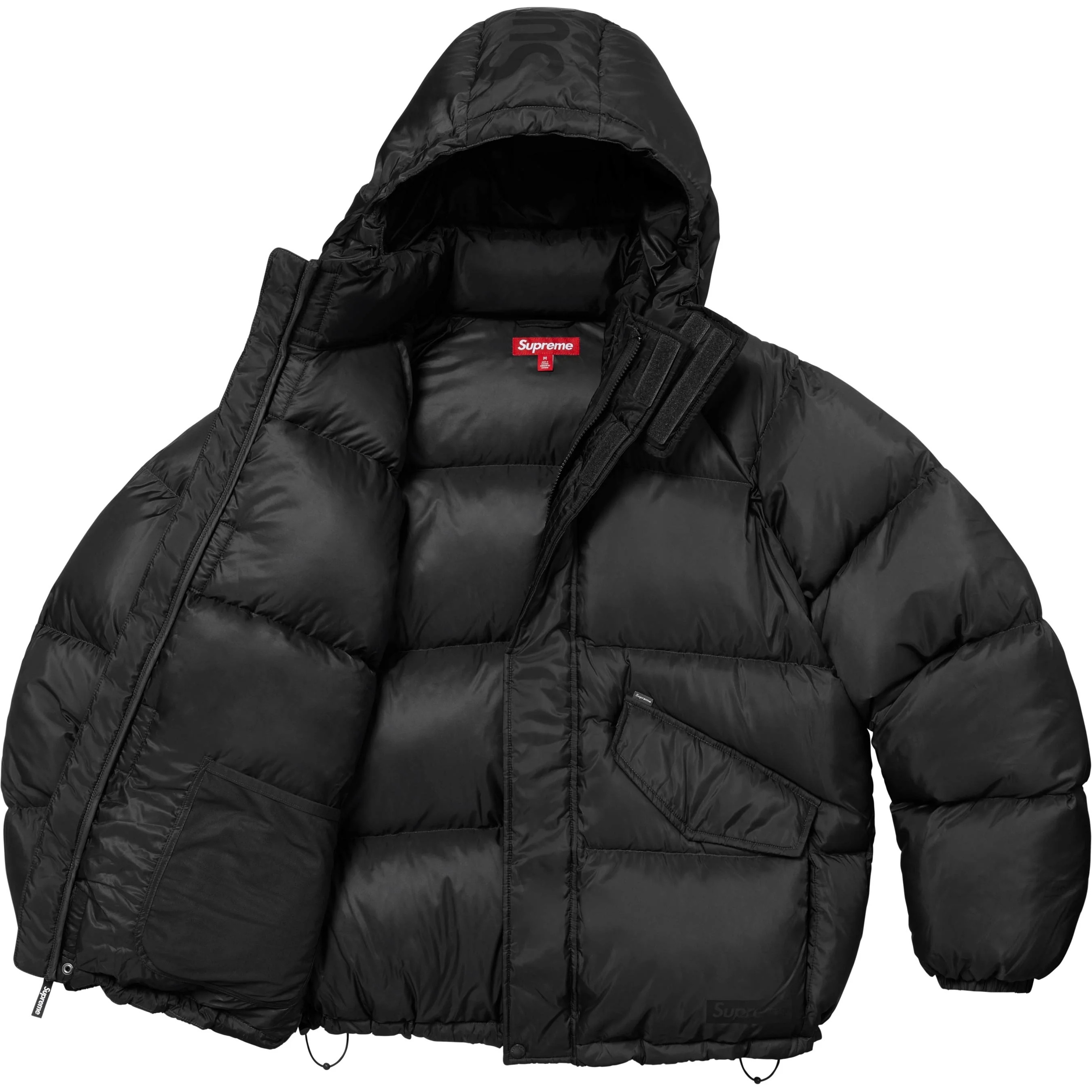 Supreme 700-Fill Down Lightweight Puffer Jacket (FW24) - Black - $368