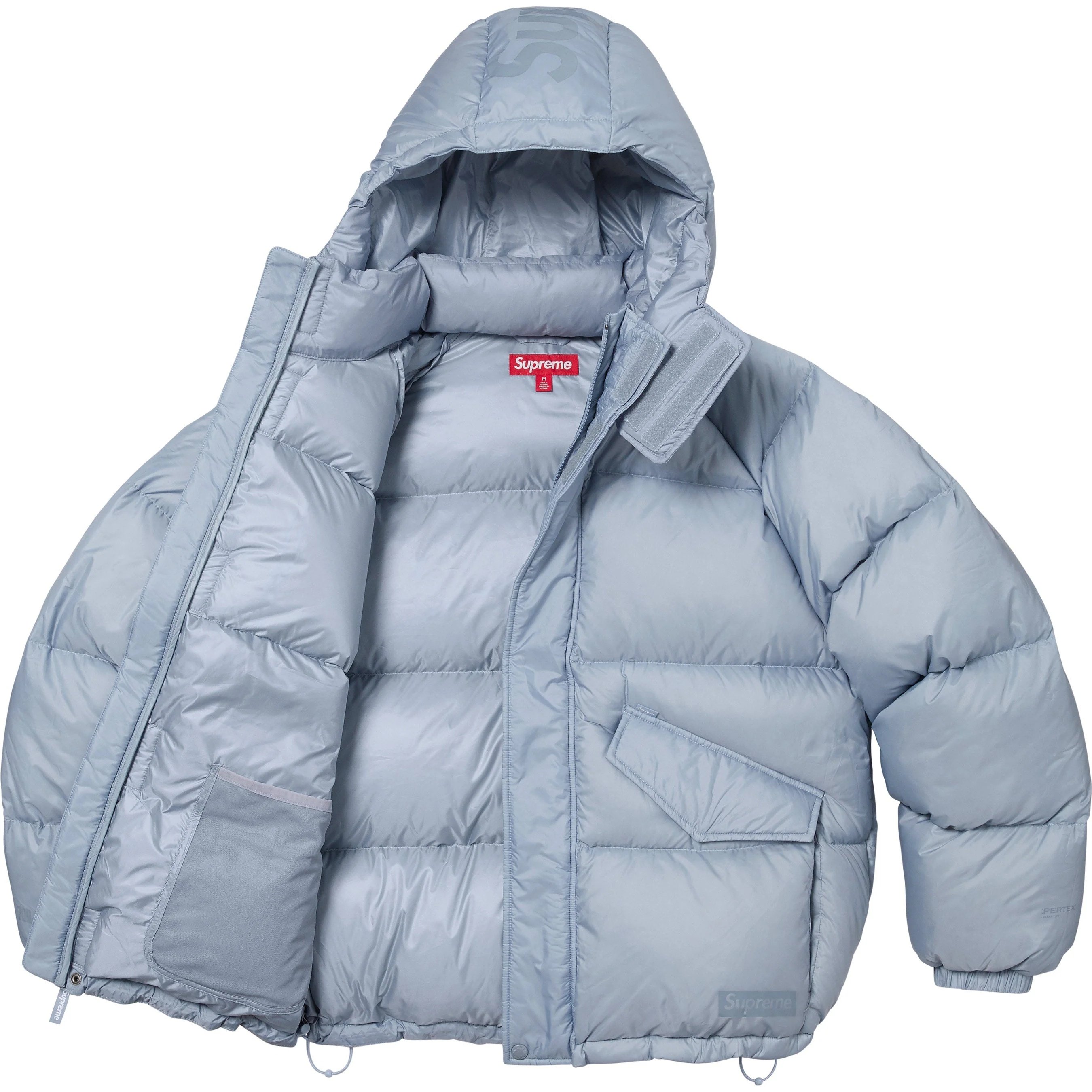 Supreme 700-Fill Down Lightweight Puffer Jacket (FW24) - Light Blue - $368