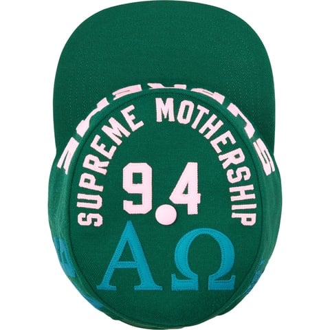 Supreme Alpha Omega Pillbox Hat - Dark Green