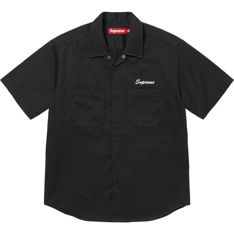 Supreme AOI Eyes S/S Work Shirt - Black