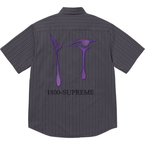 Supreme AOI Eyes S/S Work Shirt - Stripe