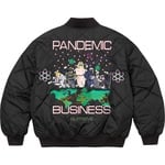 Supreme AOI Quilted Work Jacket (FW24) - Black