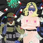 Supreme AOI Quilted Work Jacket (FW24) - Black