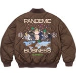 Supreme AOI Quilted Work Jacket (FW24) - Brown