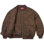 Supreme AOI Quilted Work Jacket (FW24) - Brown