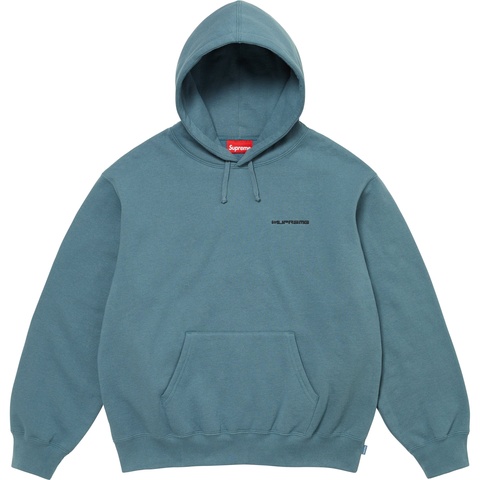 Supreme AOI Stacked Hooded Sweatshirt - Slate