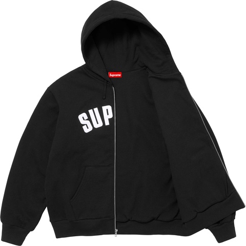 Arc Thermal Lined Zip Up Hooded Sweatshirt - Supreme
