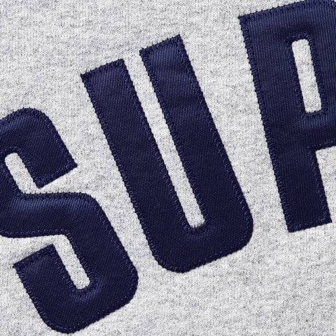 Supreme Arc Thermal Lined Zip Up Hooded Sweatshirt - Heather Grey