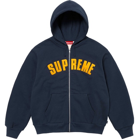 トップス Supreme 18AW Thermal Zip Sweatshirt Supreme Thermal Zip Up Sweatshirt Ash Grey Men's - FW18 - US