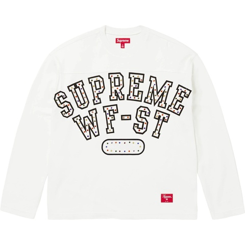 Supreme Athletic Studded L/S Top - White