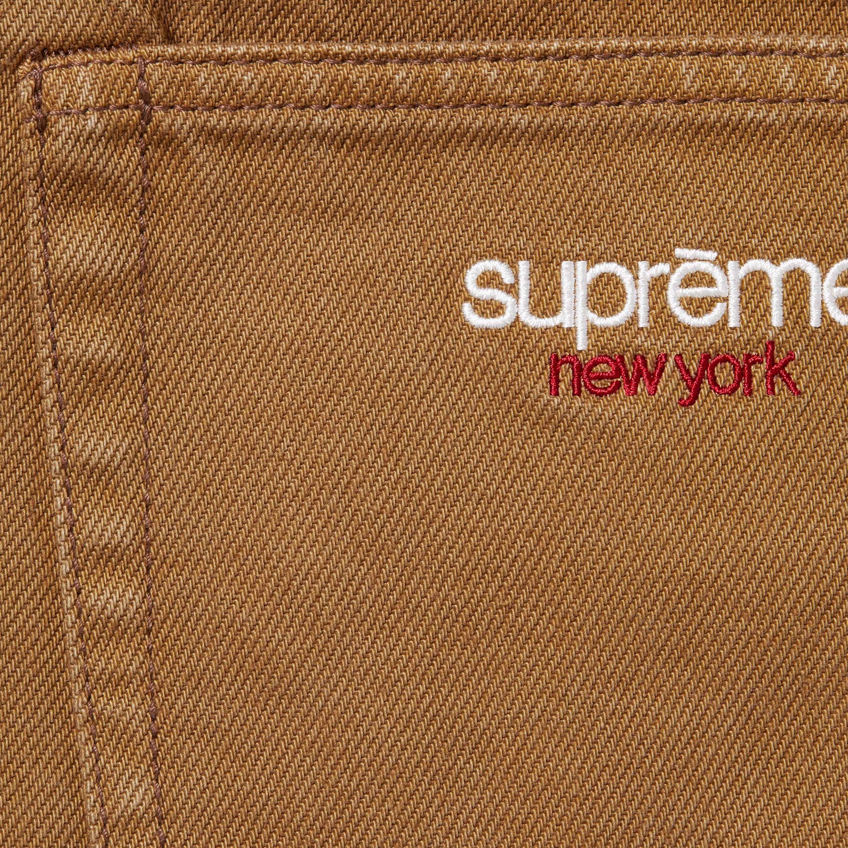Supreme Baggy Jean (FW24) - Light Brown - $168