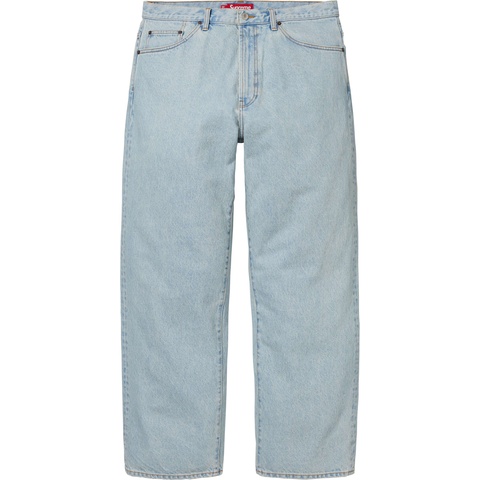 Supreme Baggy Jean - Light Washed Indigo