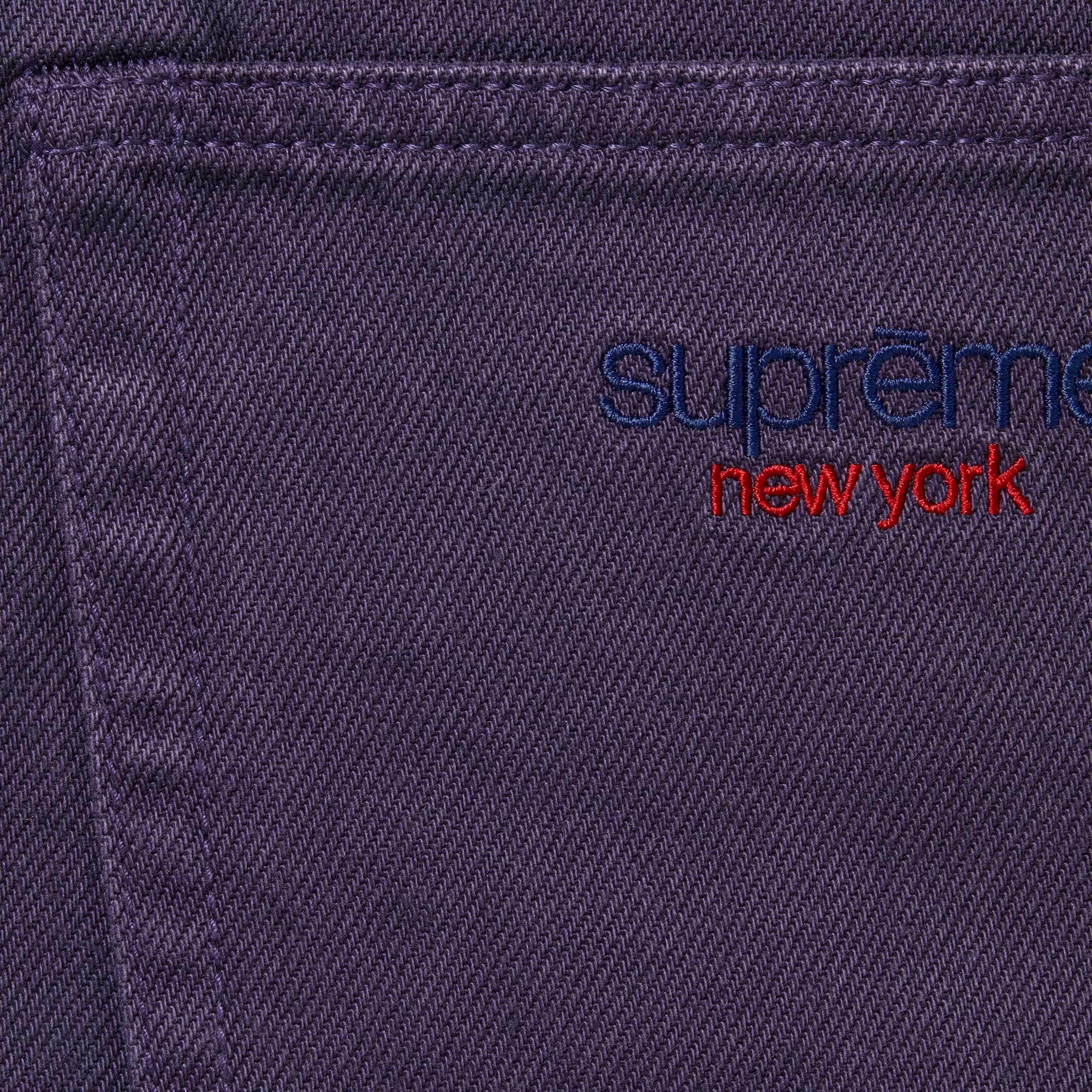 Supreme Baggy Jean (FW24) - Purple - $168