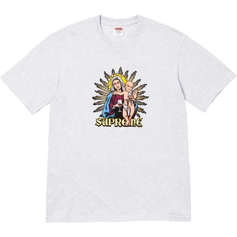 Supreme Blood Tee - Ash Grey