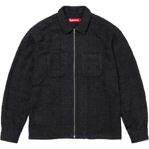 Supreme　FW26 Bouclé Zip Up Shirt Bouclé Zip Up Shirt - fall/winter 2024 - Supreme