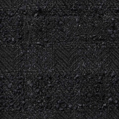 Supreme Bouclé Zip Up Shirt - Black