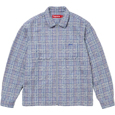 Bouclé Zip Up Shirt - fall/winter 2024 - Supreme