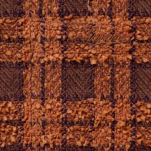 Supreme Bouclé Zip Up Shirt - Rust